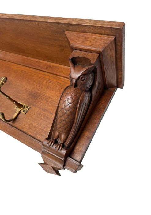 Arts & Crafts Wall Coat Rack by Kobus de Graaff, 1900s